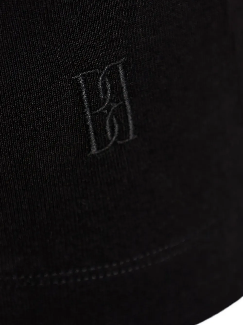 By Malene Birger Dali tanktop met geborduurd logo Zwart
