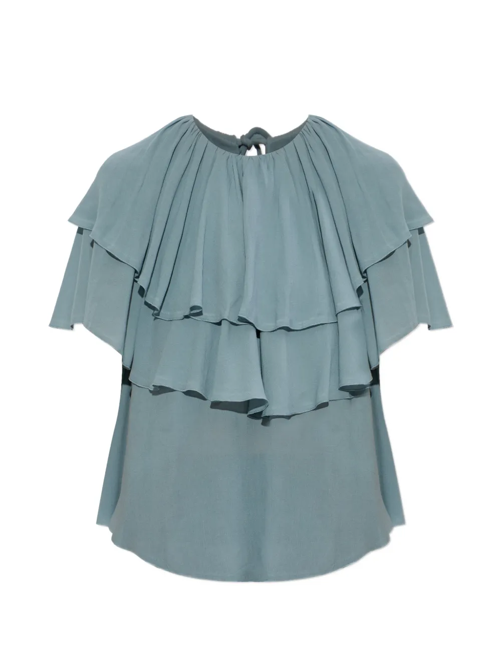 By Malene Birger Nina ruffled blouse - Blu
