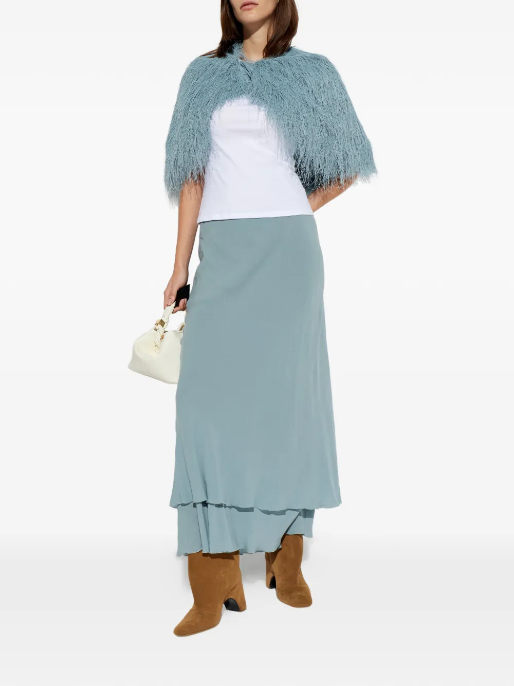 By Malene Birger Gurli gelaagde rok Blauw