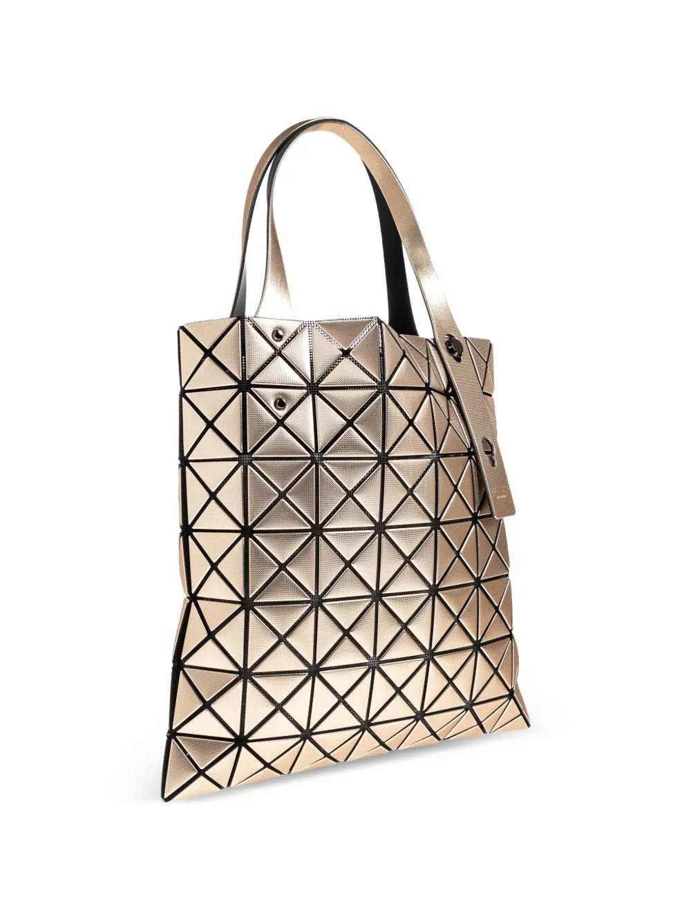 Bao Issey Miyake Platinum shopper met geometrische vlakken Goud