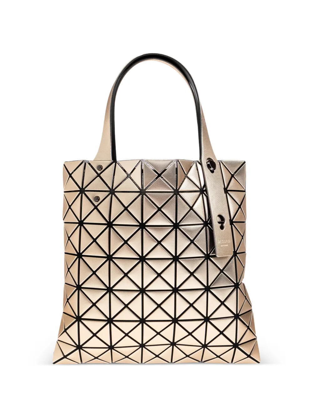 Bao Issey Miyake Platinum shopper met geometrische vlakken Goud