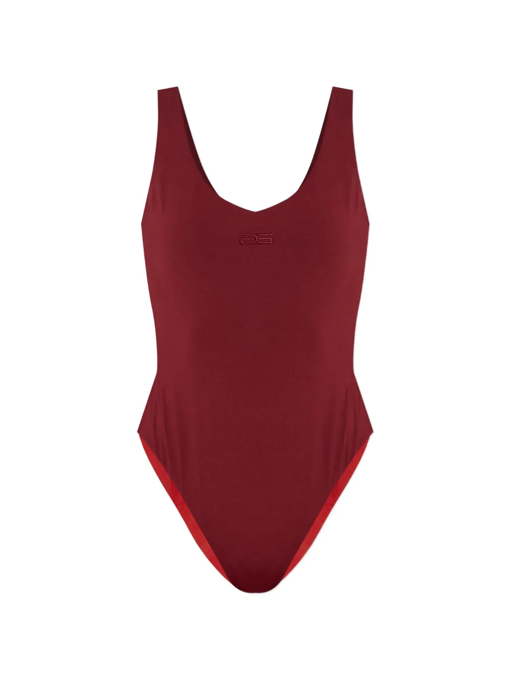 Gestuz scoop back swimsuit - Rosso