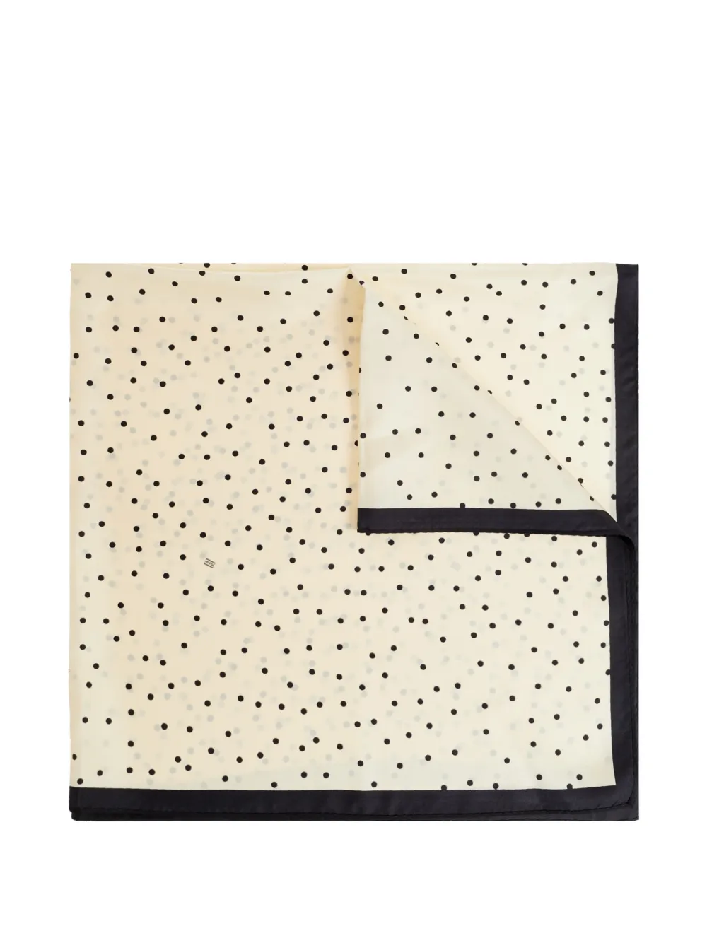 By Malene Birger Poula polka-dot border scarf - Toni neutri