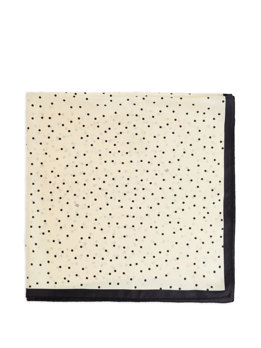 By Malene Birger Poula polka-dot border scarf - Toni neutri