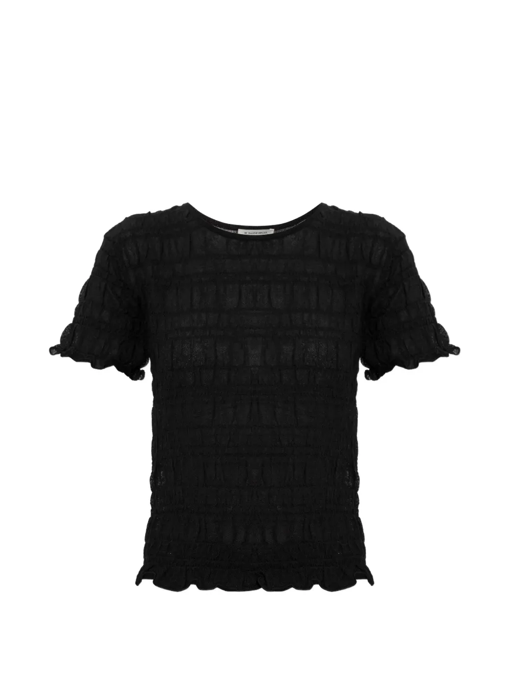 By Malene Birger Ella crew-neck top - Nero