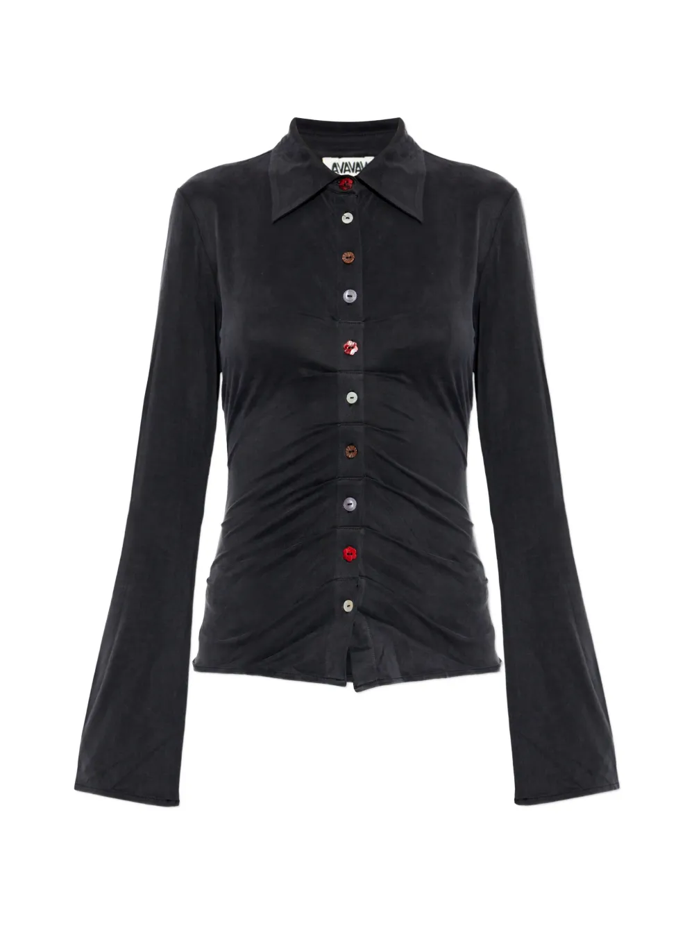 AVAVAV buttoned long-sleeve shirt - Nero
