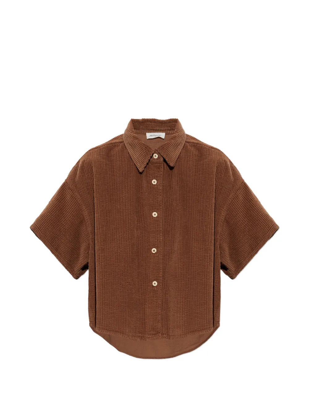 American Vintage Padow corduroy shirt - Braun