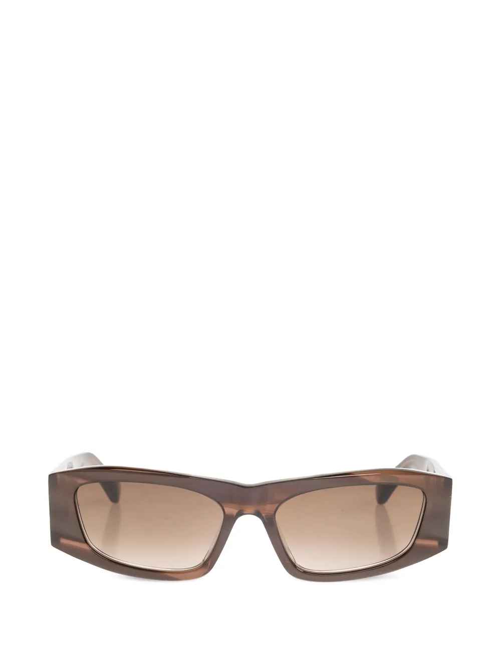 Balenciaga Eyewear rectangle-frame sunglasses - Marrone