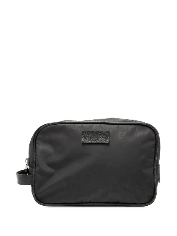 Gucci Pre-owned 2000-2015 GG Nylon Toiletry Pouch in Black