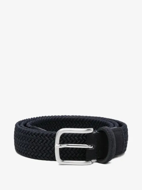 Emporio Armani braided-design belt