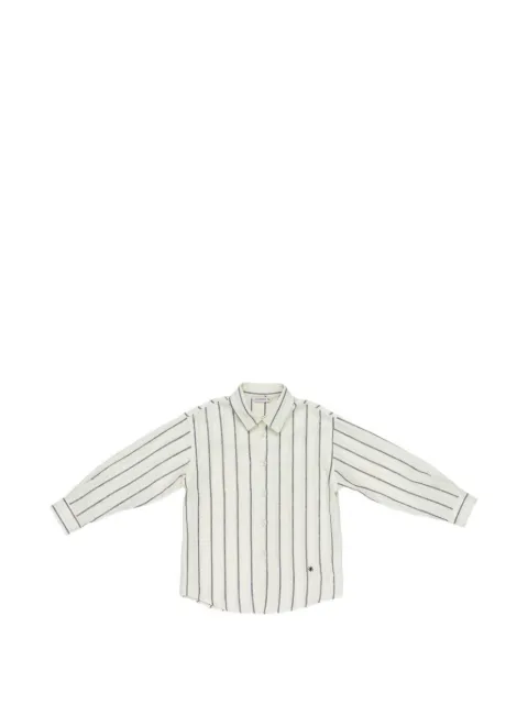 Manuel Ritz Kids camisa con rayas estampadas