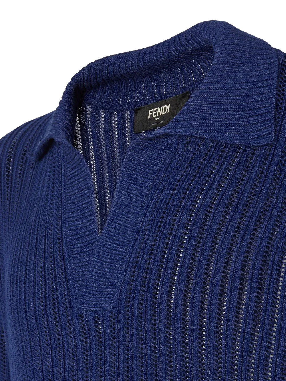 FENDI Katoenen poloshirt Blauw
