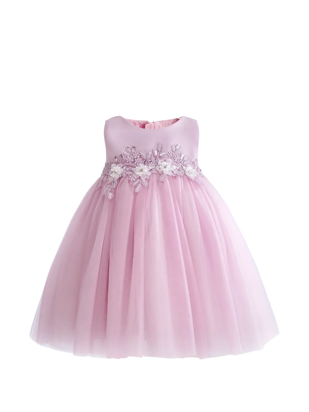Tulleen Zinara ribbon-bloom gown - Rosa