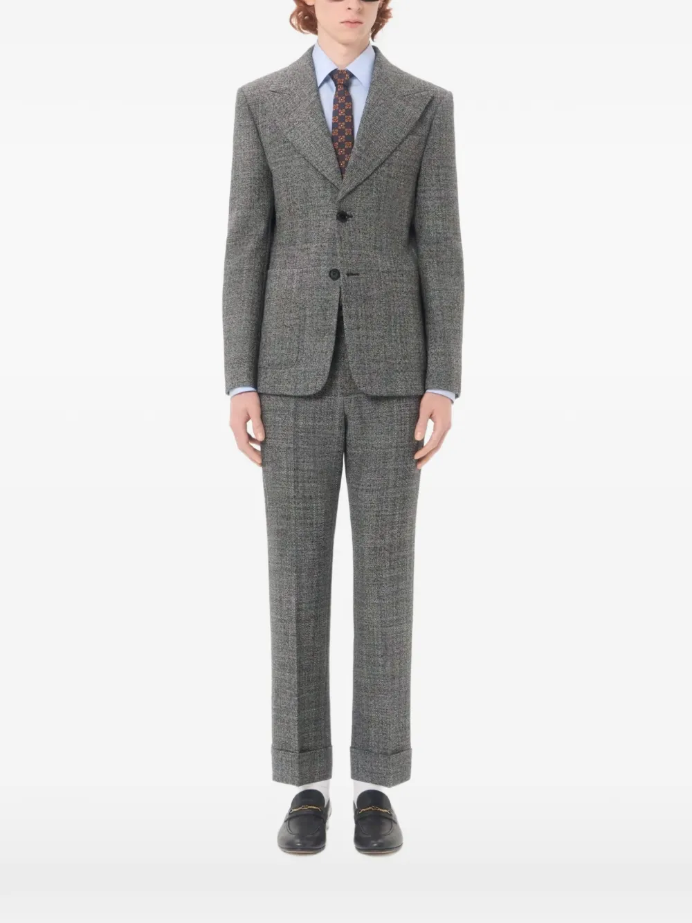 Valentino Garavani VLogo long-sleeve shirt - Blu