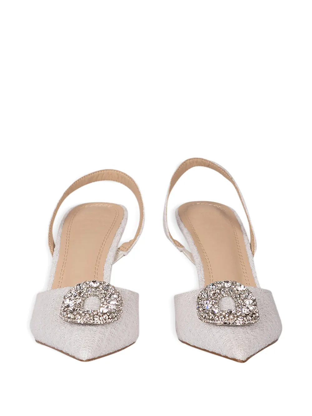  Twenty Fourhaitch Pointed-toe Pumps - White 