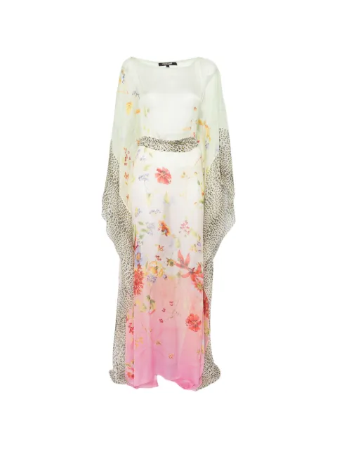 Roberto Cavalli caftán con estampado floral