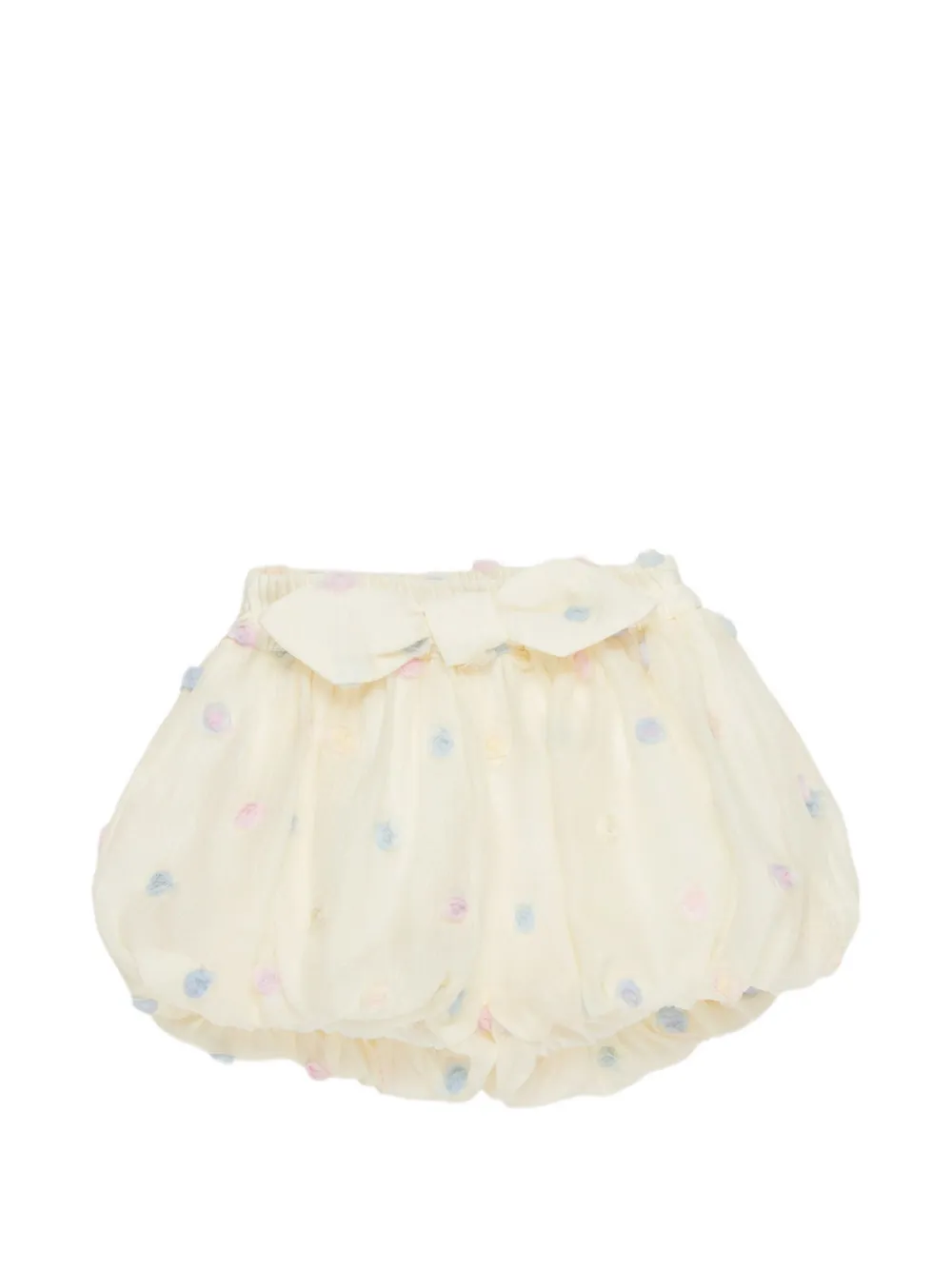 Miss Grant Kids floral-appliqué shorts - Toni neutri