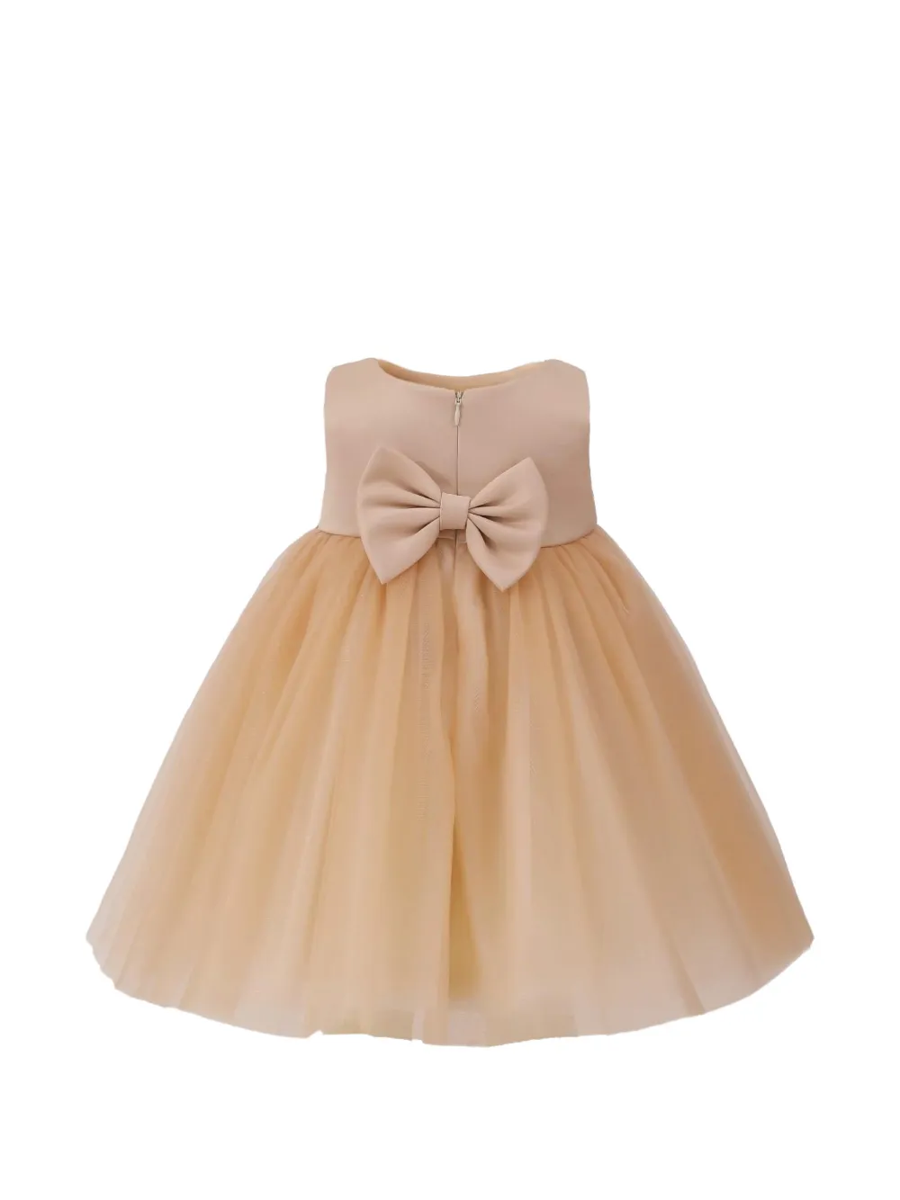  Tulleen Zinara Ribbon-bloom Gown - Neutrals 