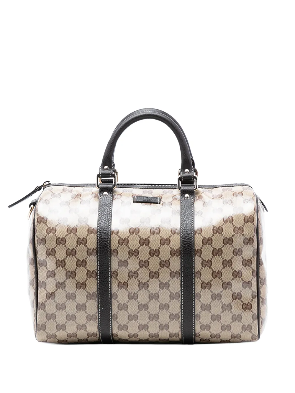 Gucci Pre-Owned 2016-2025 Medium GG Crystal Joy boston bag - Marrone