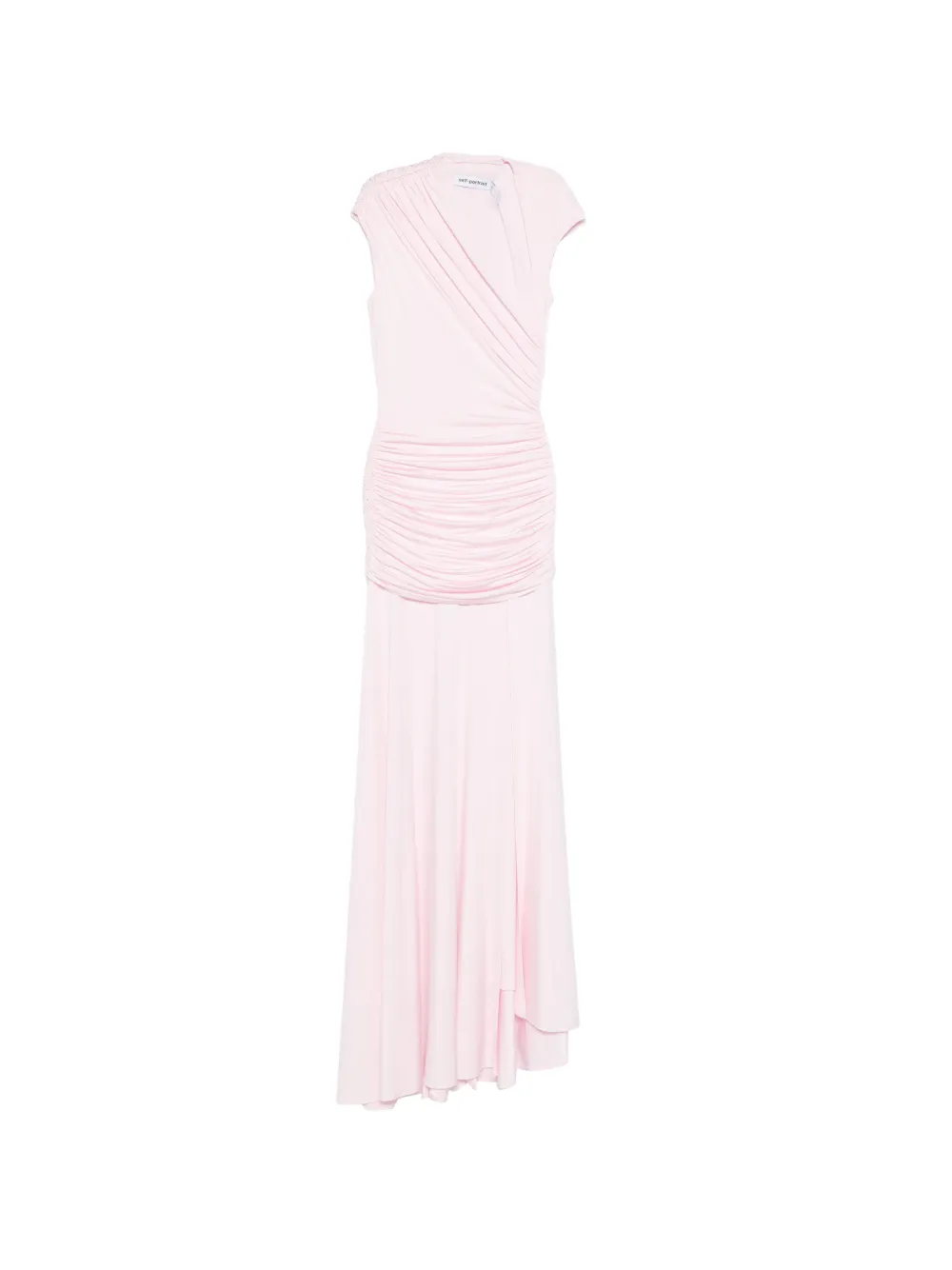 Self-Portrait draped maxi dress - Rosa