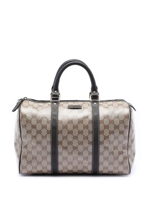 Gucci Pre-Owned 2016-2026 Medium GG Crystal Joy boston bag