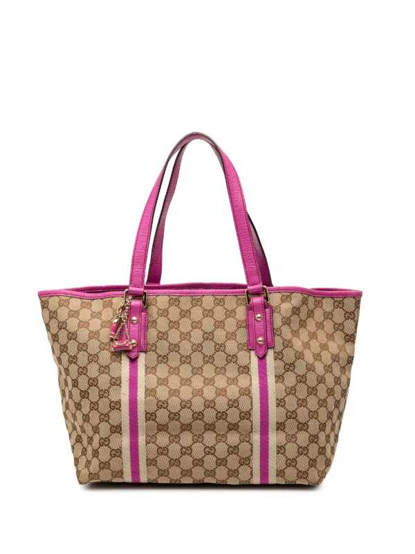 Gucci Pre-owned 2000-2015 Large GG Canvas Jolicoeur Tote Bag in Brown