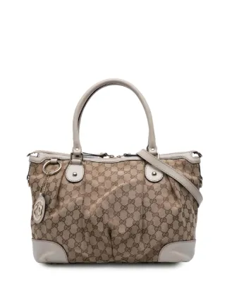 Gucci Pre-Owned 2016-2026 GGキャンバス スーキー サッチェルバッグ