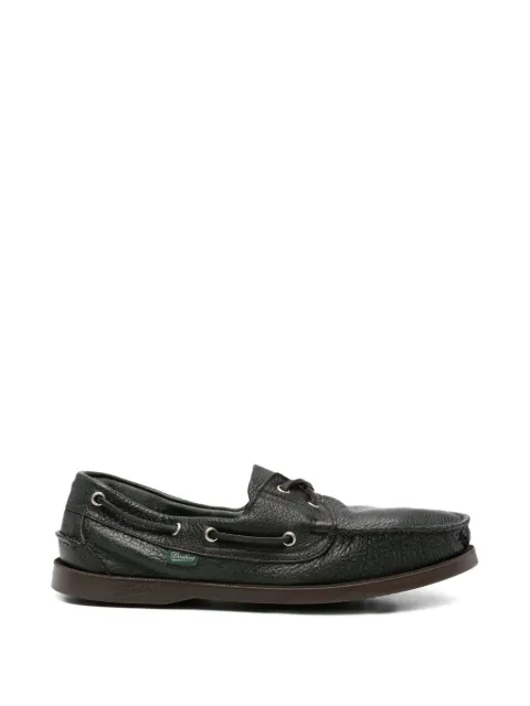 Paraboot leather boat shoes