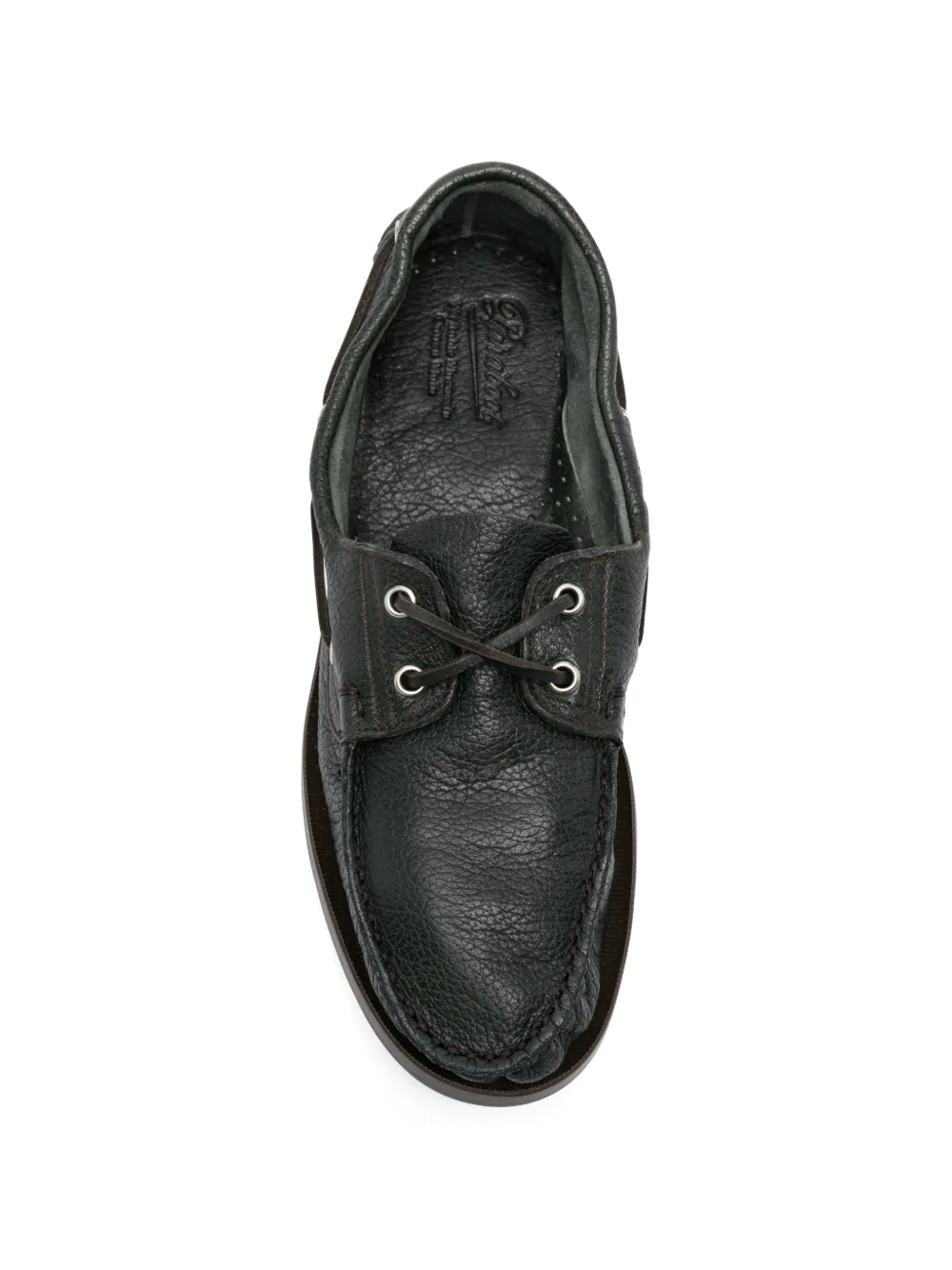 Paraboot leather boat shoes Bruin