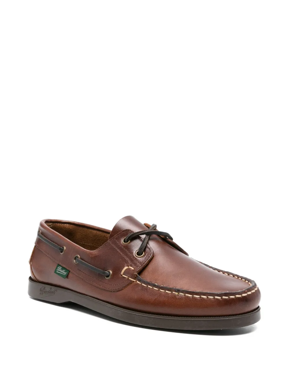 Paraboot lace-up leather boat shoes Bruin