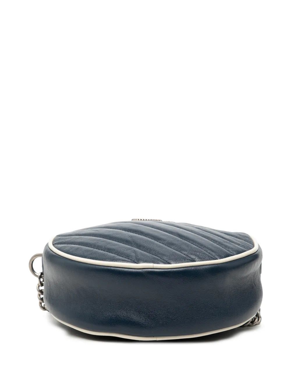2016-2026 Mini Gg Marmont Matelasse Leather Torchon Round Crossbody Bag