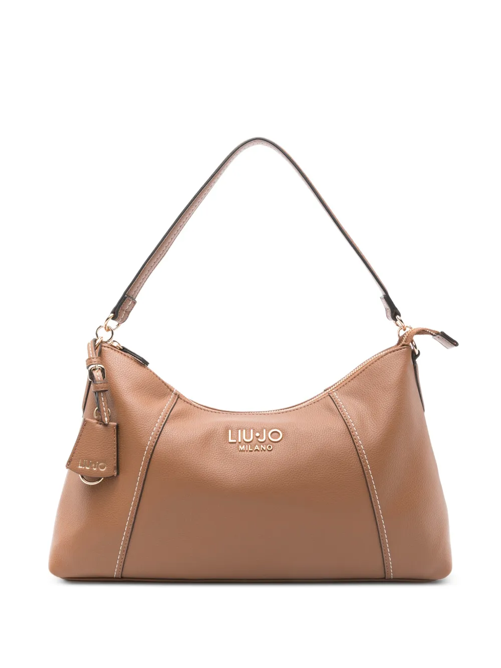 LIU JO Borsa a spalla Trepida con logo - Marrone