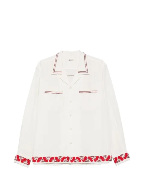 BODE Cherry Lane beaded shirt