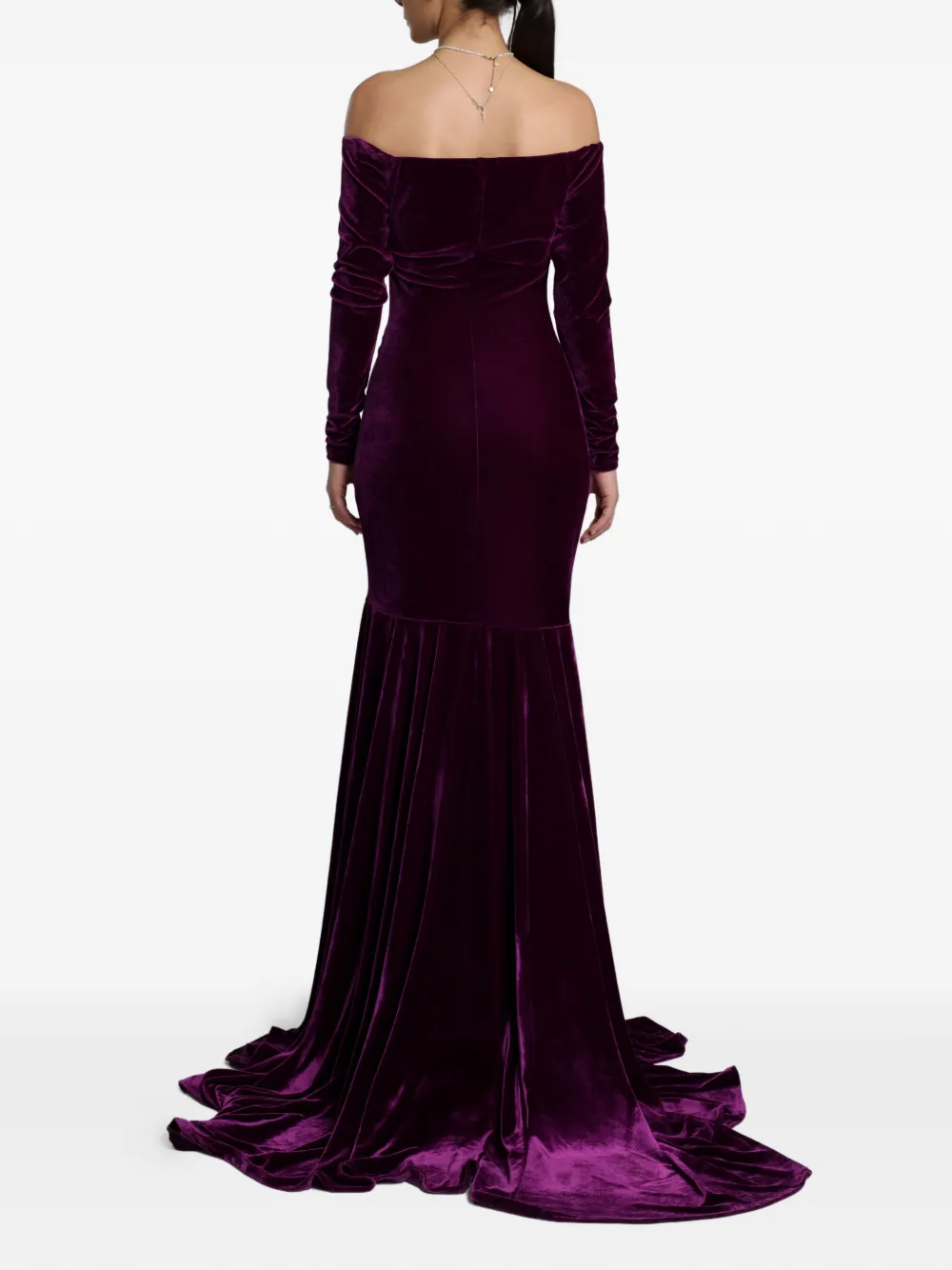 Amarillys Off-Shoulder Ruffled Maxi Dress