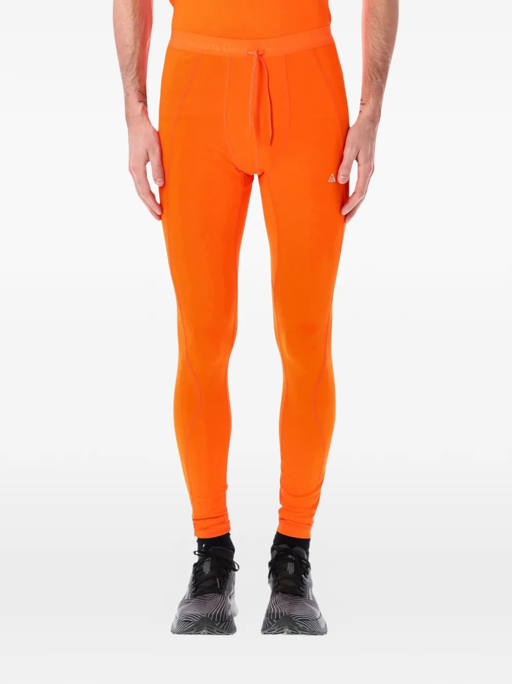Nike Wildsee Drawstring Leggings In Orange