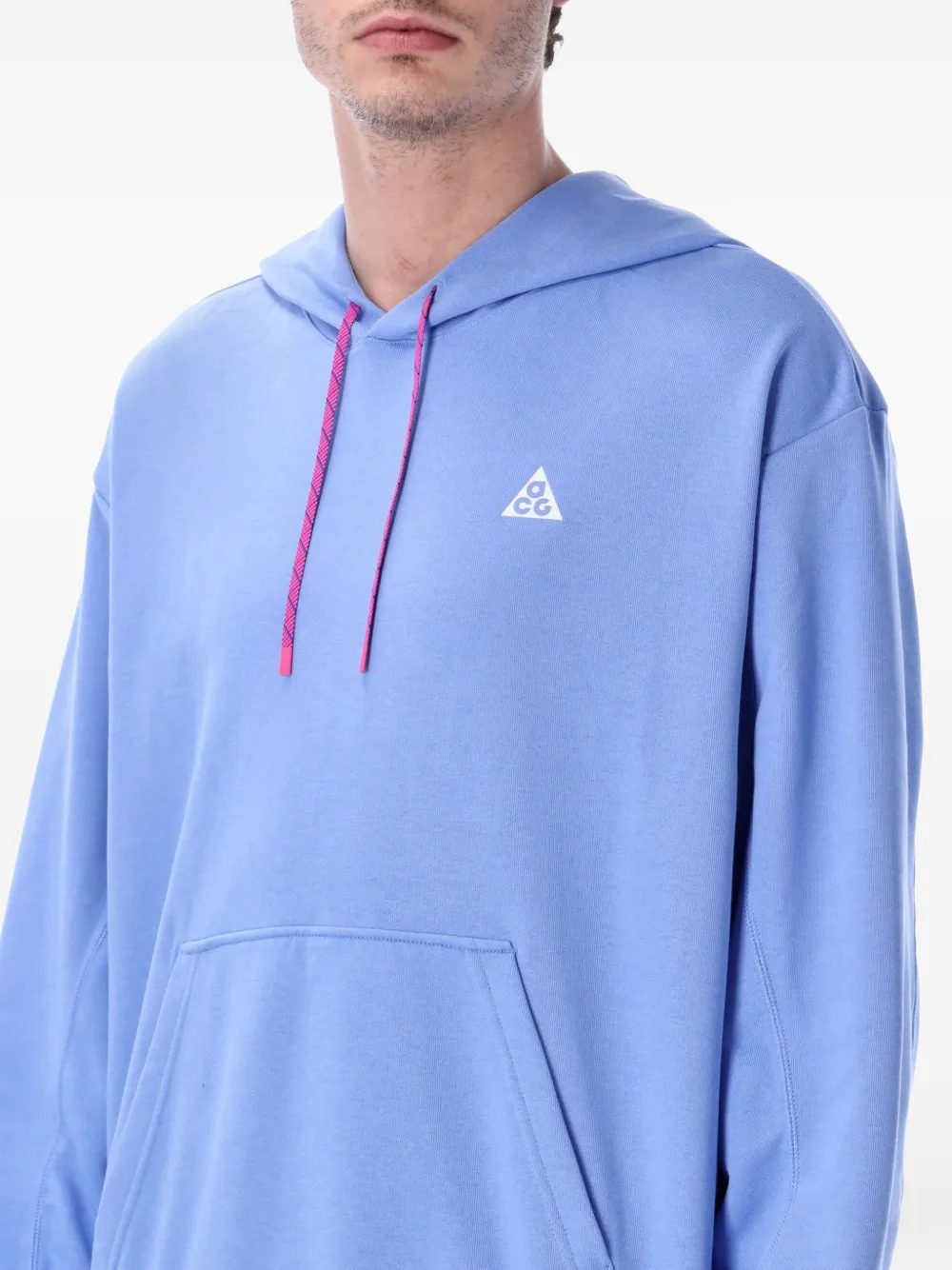 Nike Magic Hour hoodie met trekkoord en logo Blauw