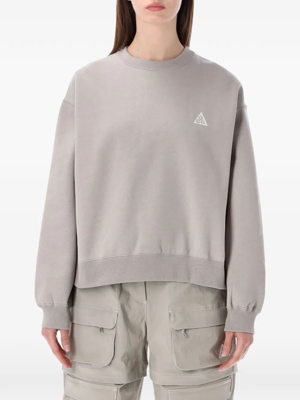 Nike Tuff Fleece logo sweatshirt - Grigio