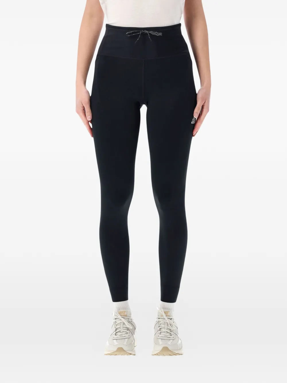 Nike drawstring leggings - Schwarz