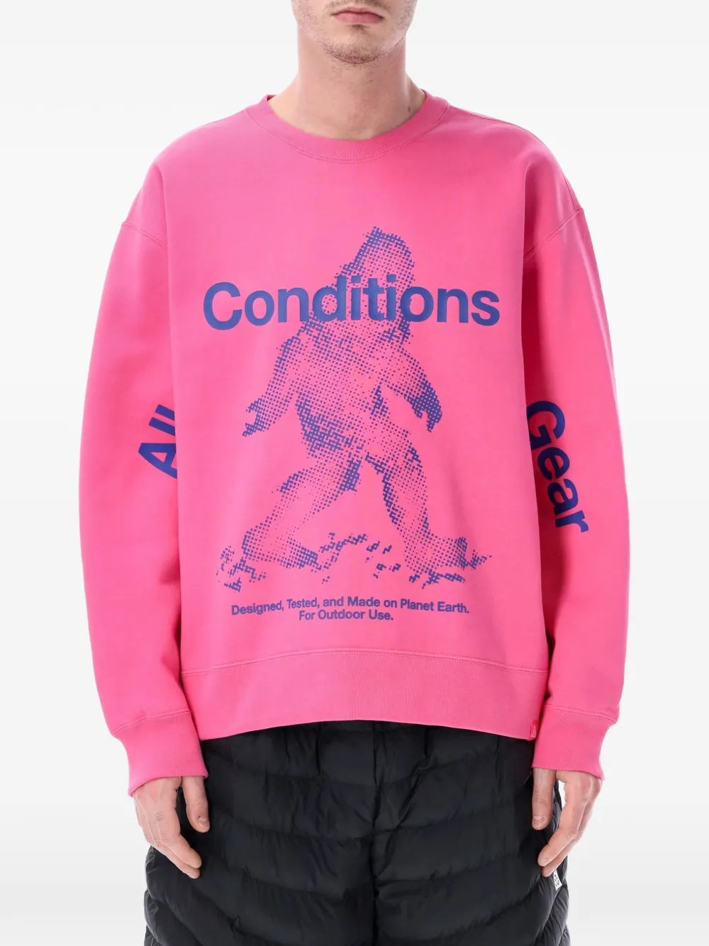 Nike 그래픽 프린트 스웨트셔츠 | 핑크 | Image 1