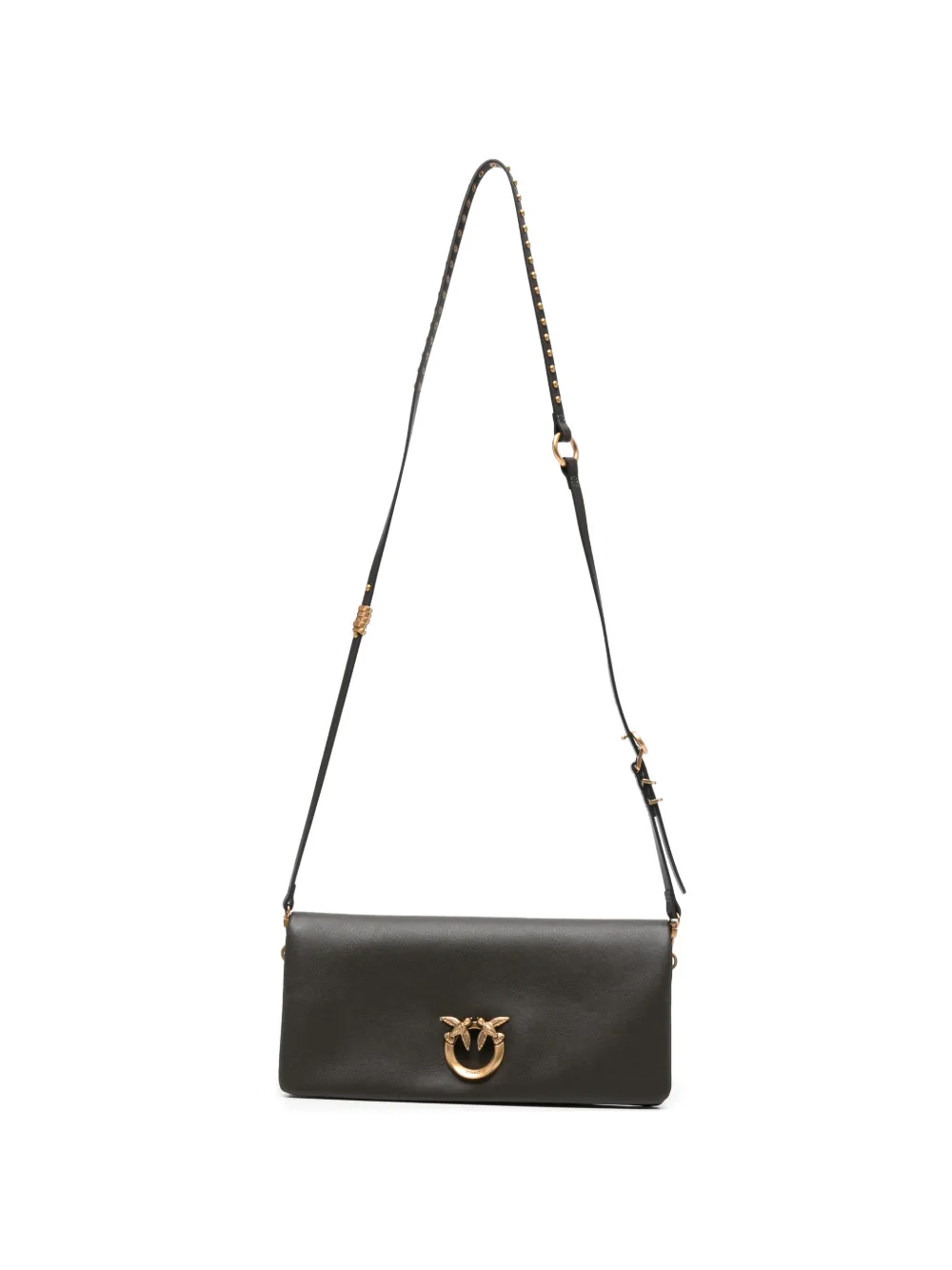 PINKO leather clutch bag - Marrone