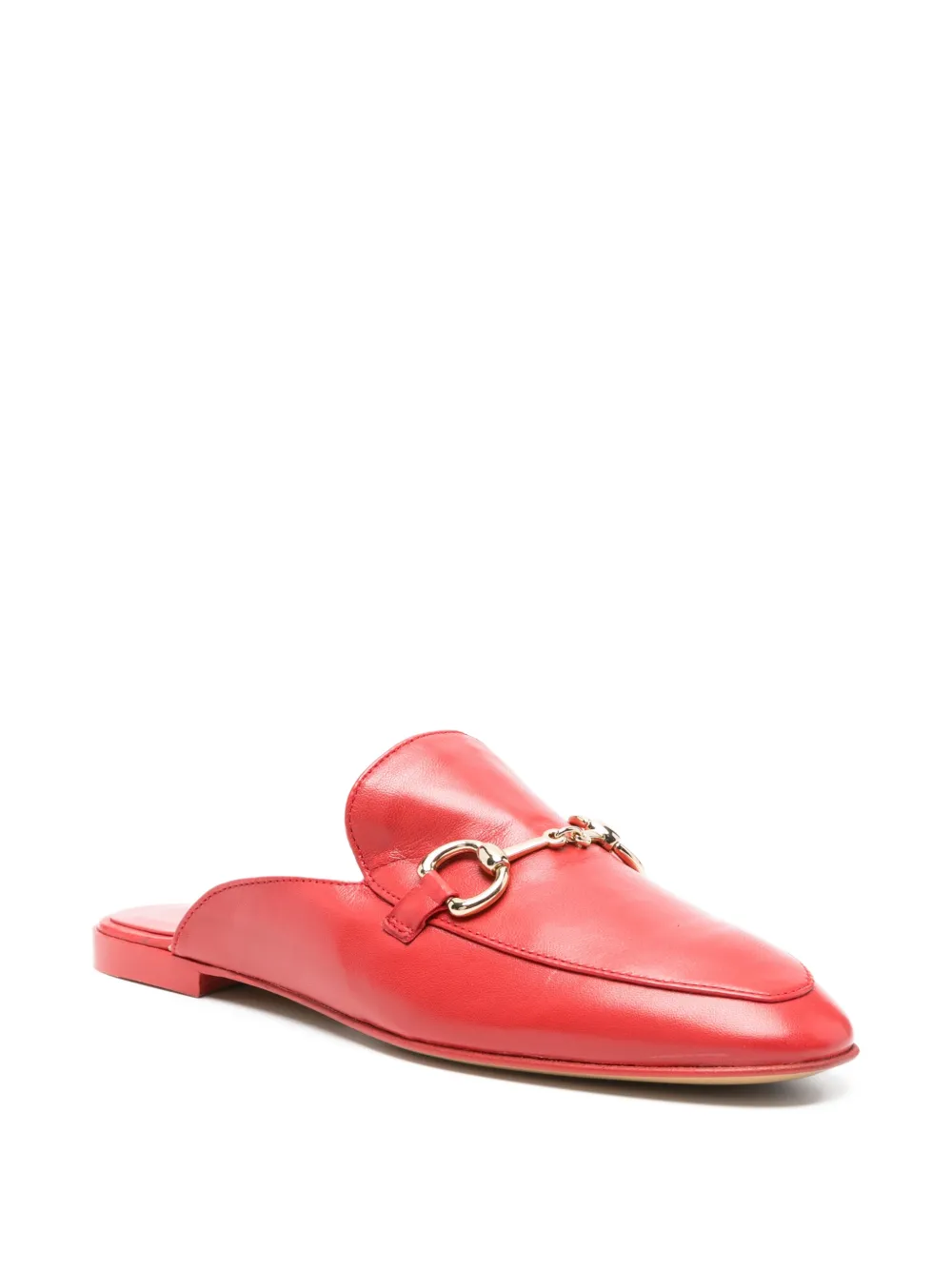 Pomme D´Or Georgia platte muiltjes Rood