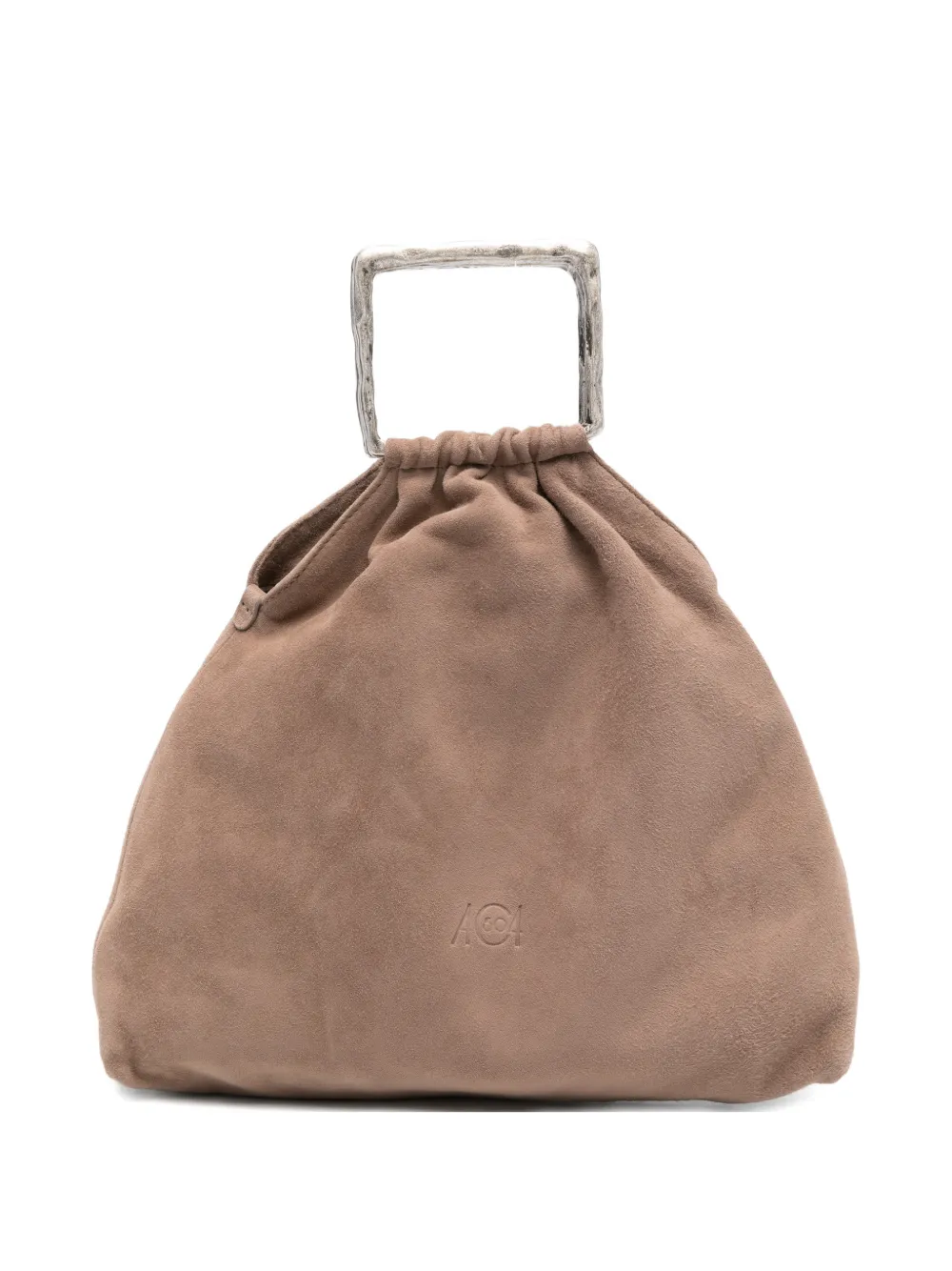 AUTENTICA 504 medium Delia square-handle tote bag - Toni neutri