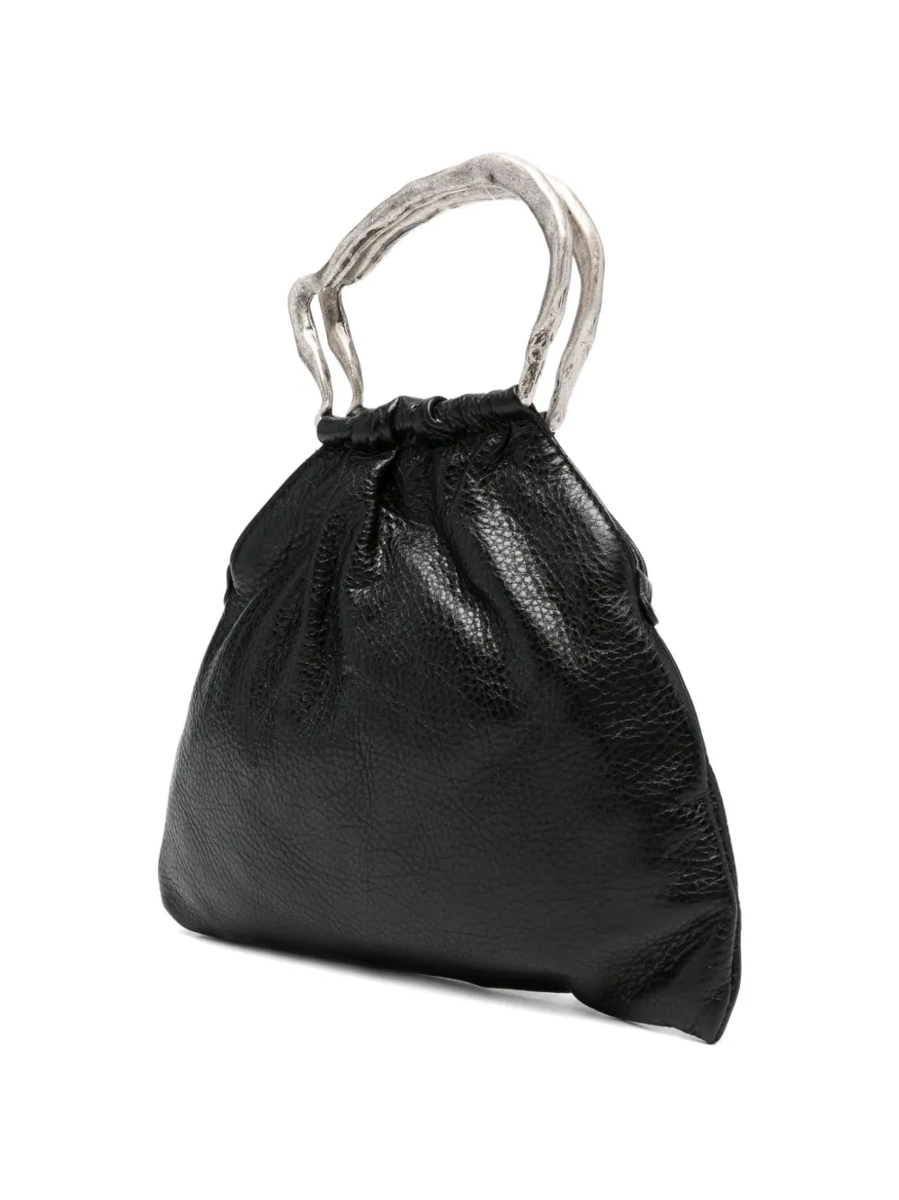  Autentica 504 Small Delia Textured Tote Bag - Black 