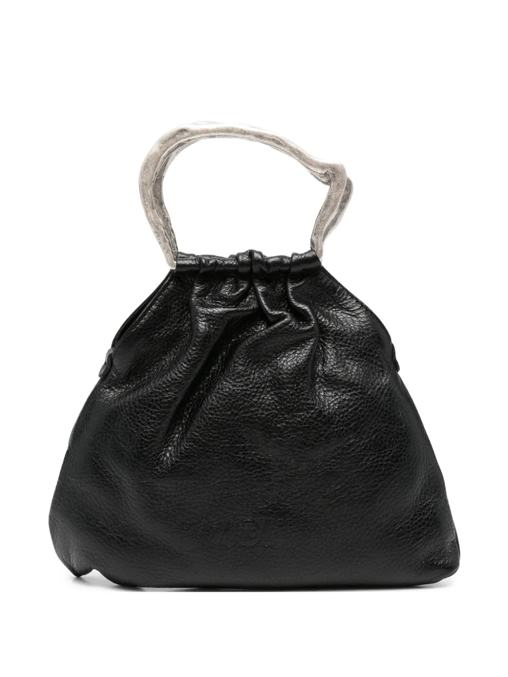 AUTENTICA 504 small Delia textured tote bag - Nero