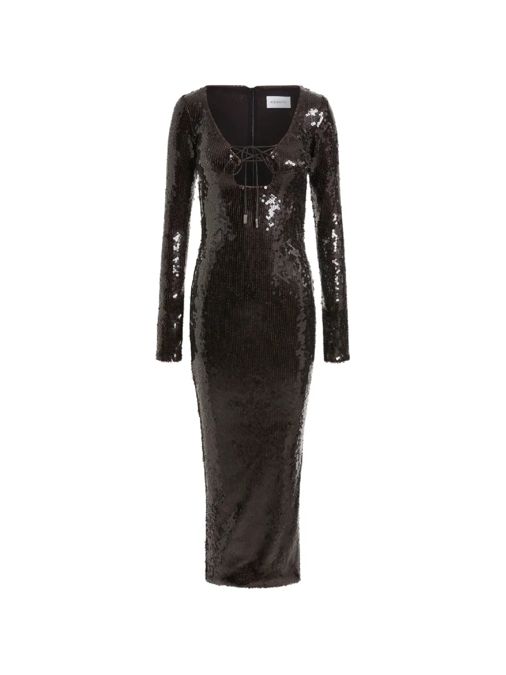 16Arlington Solaria sequin midi dress - Marrone