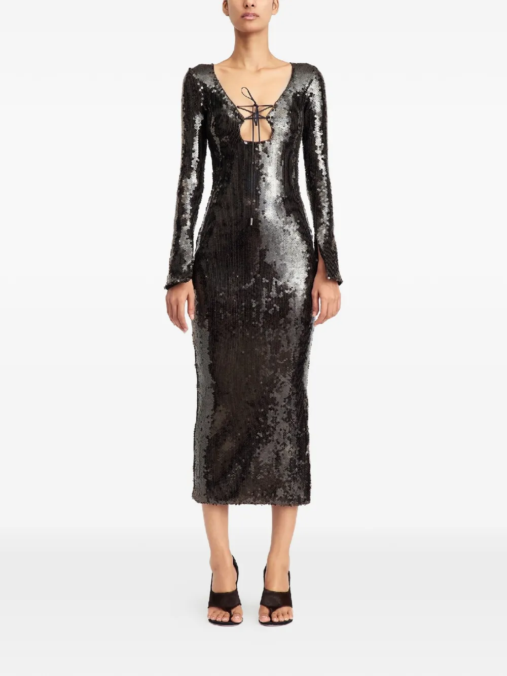 Solaria Sequin Midi Dress