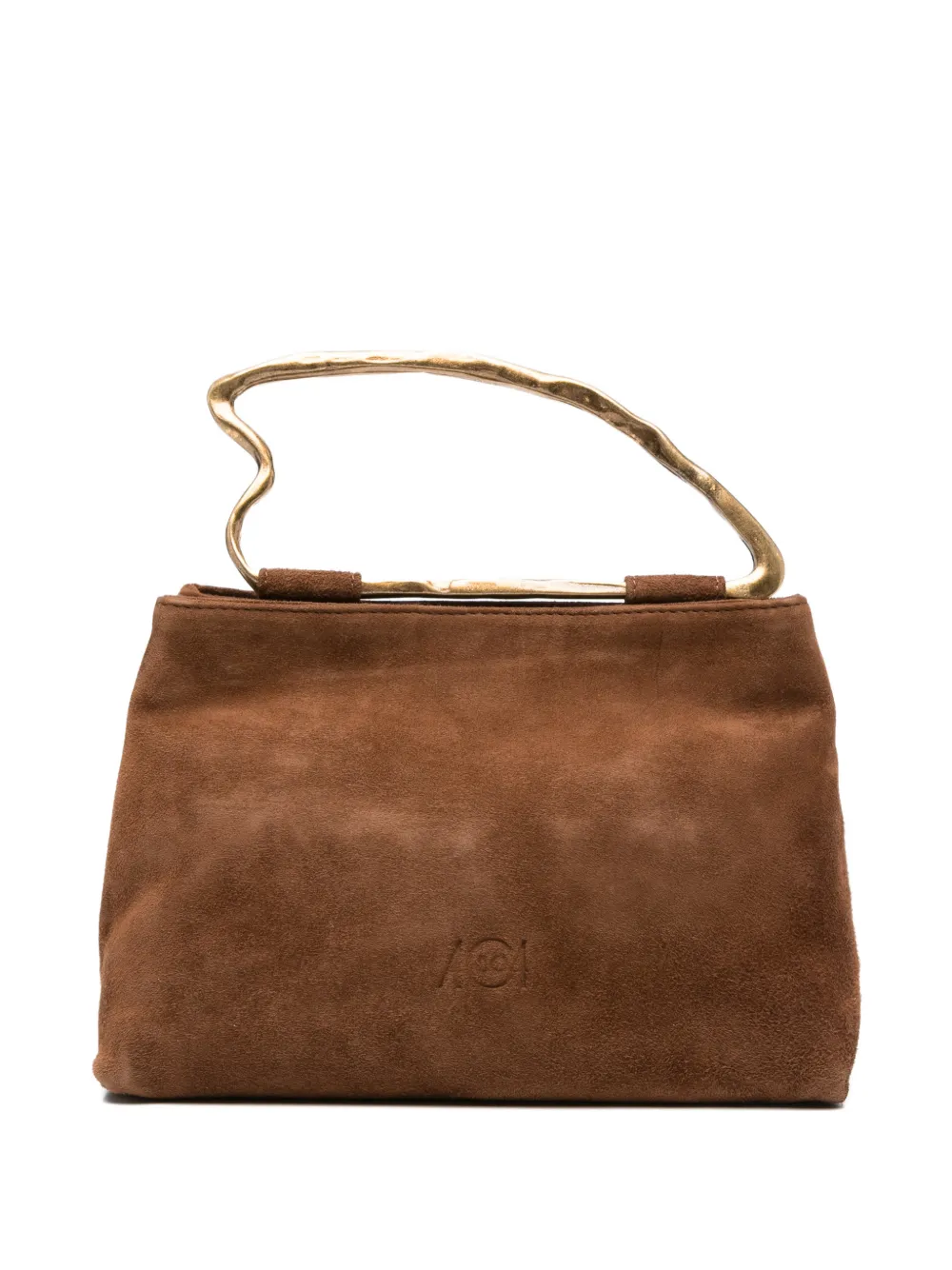 AUTENTICA 504 Delia Joy top-handle tote bag - Marrone