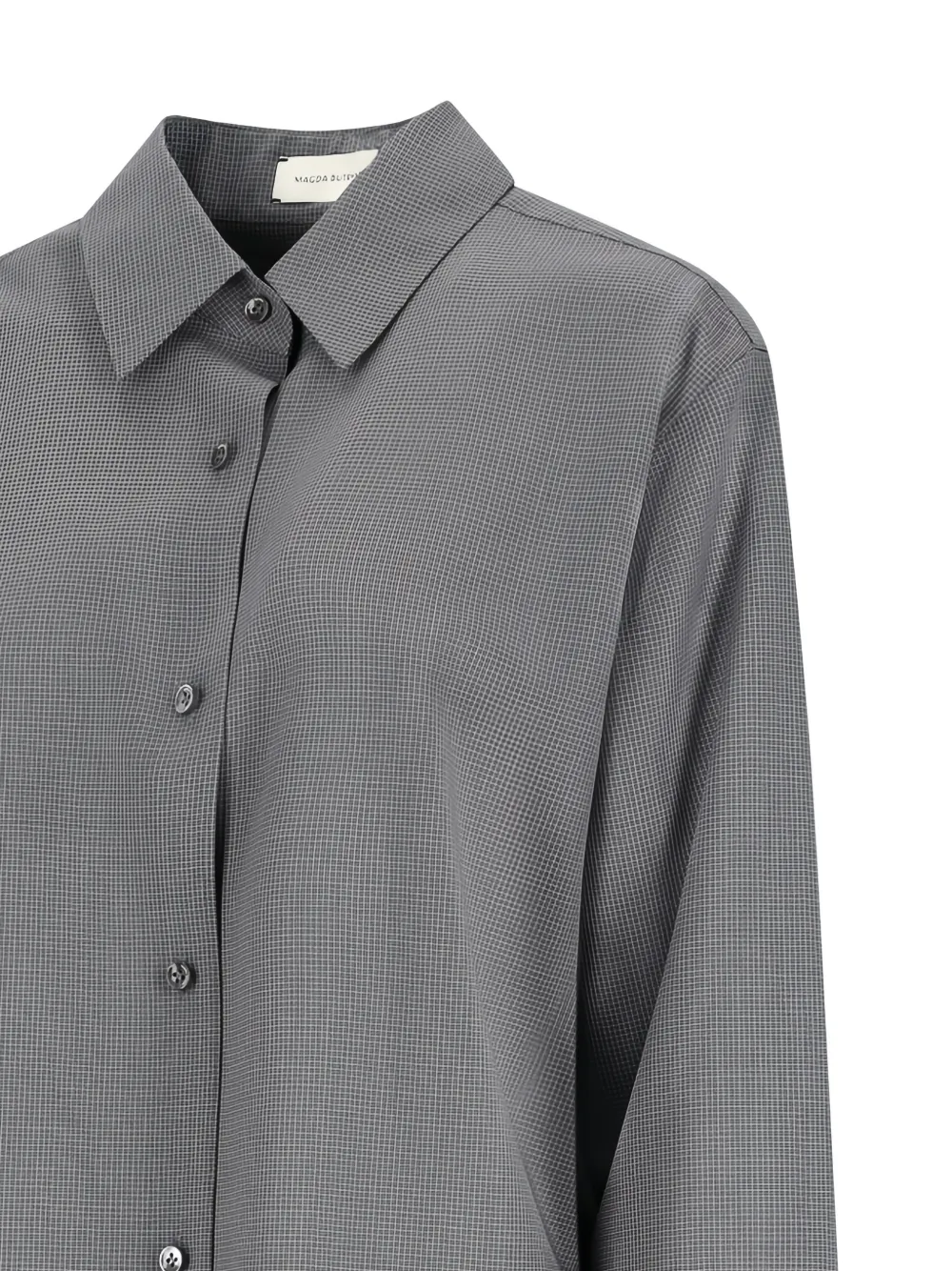  Magda Butrym Buttoned Shirt - Grey 