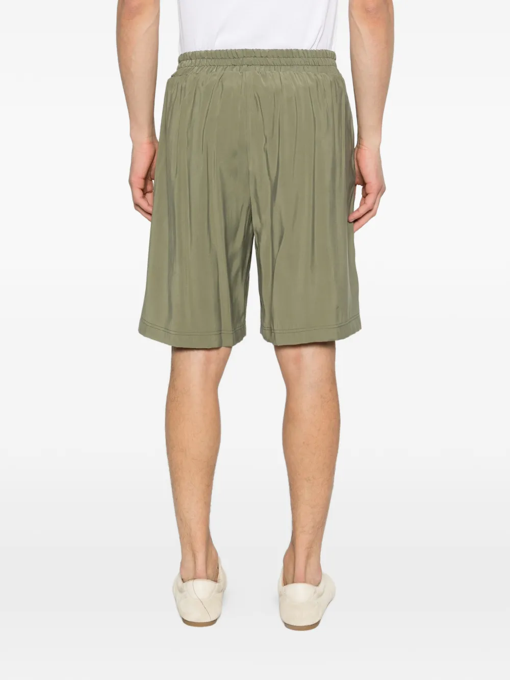 Family First Shorts met elastische afwerking Groen