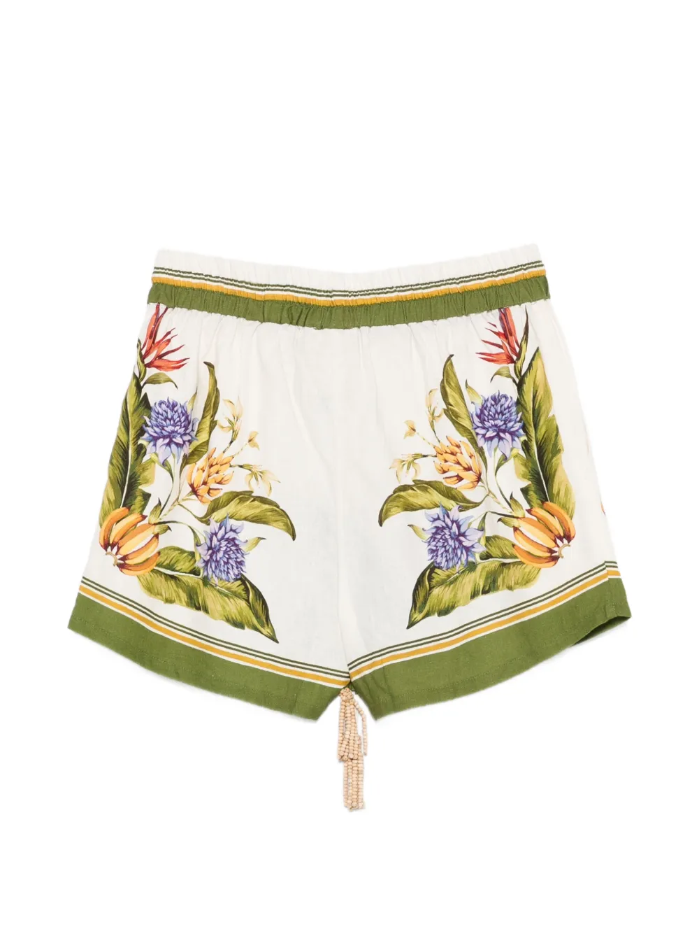  Farm Rio Floral-print Shorts - Neutrals 
